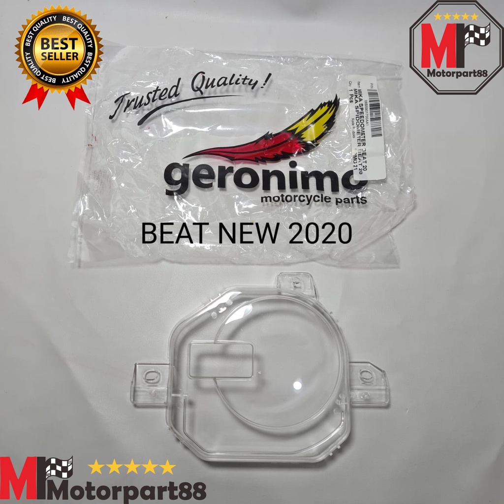 MIKA KACA SPEEDOMETER KILOMETER KM BEAT NEW LED 2020