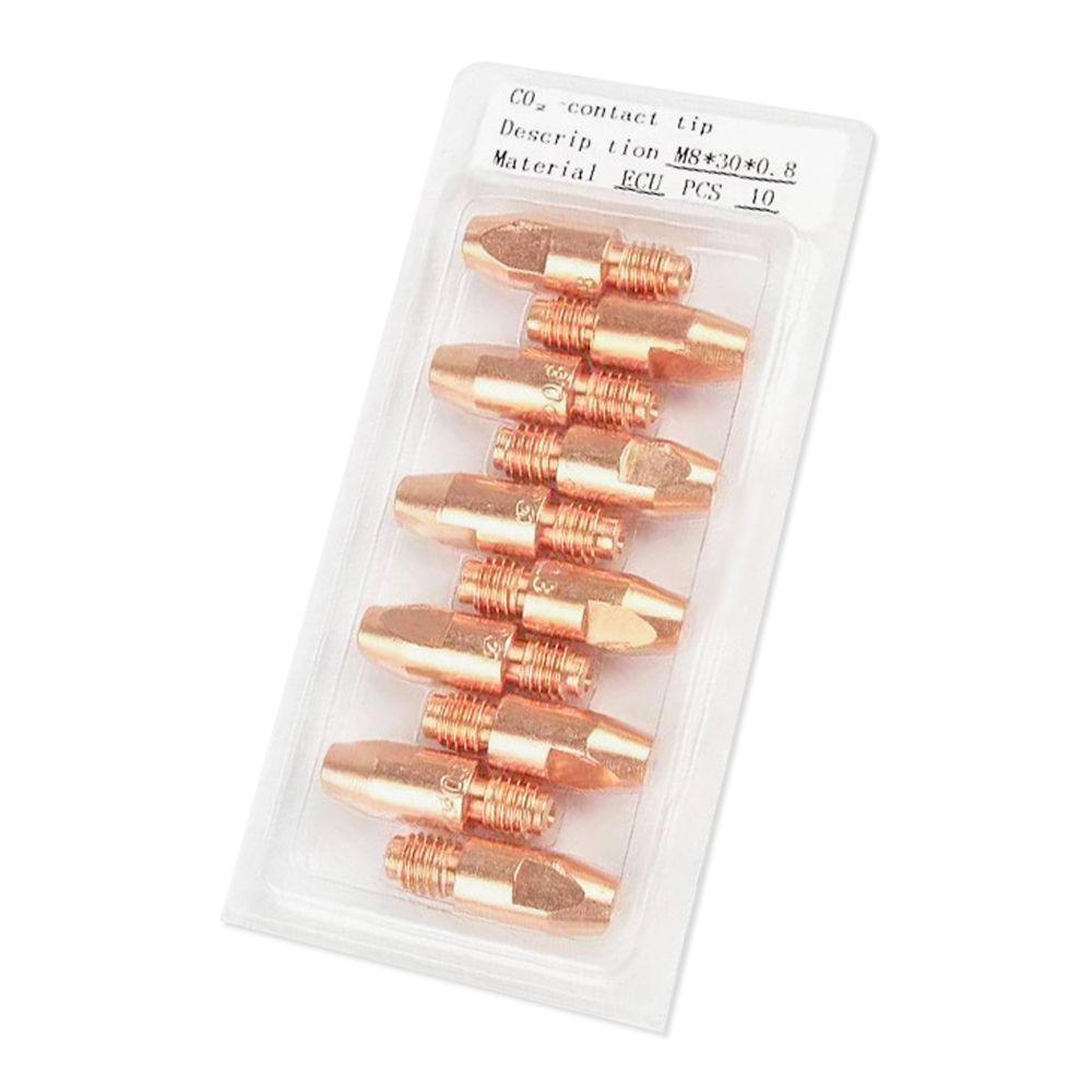 Solighter 5pcs Welding Torch Conductive Tip Set Konsumtif Aksesori Tukang Las MB36KD Perakitan Contact Tip Holder