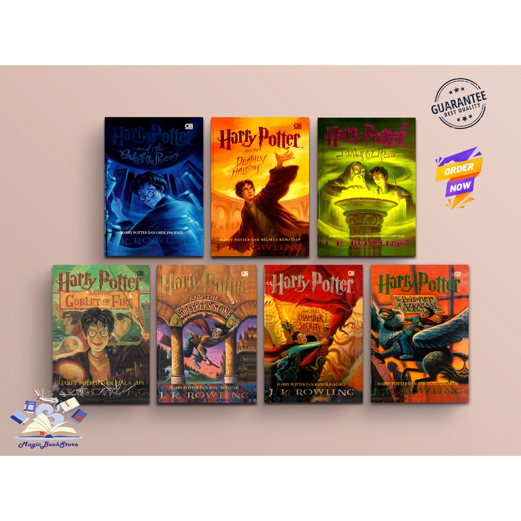 Novel Harry Potter full Set Jilid 1-7 by Rowling