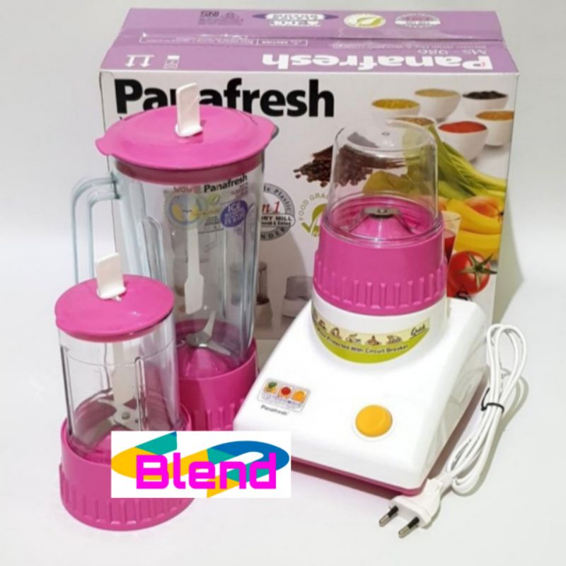 Panafresh Blender 3 in 1 -986- Gelas MIKA Gilingan Bumbu Kering-Basah