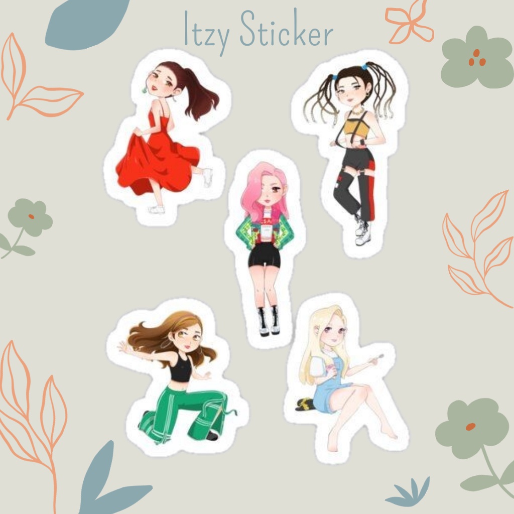 Itzy Sticker | Cetak Kpop Sticker