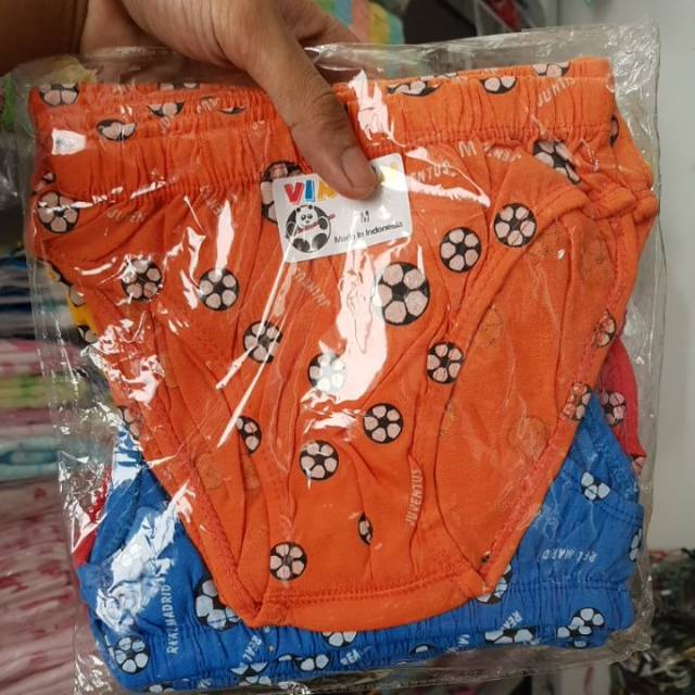 1 Pcs Celana Dalam Anak Cowok Balita / Bayi / Anak Vin-vin Size S, M, L, XL CD Anak Cowok