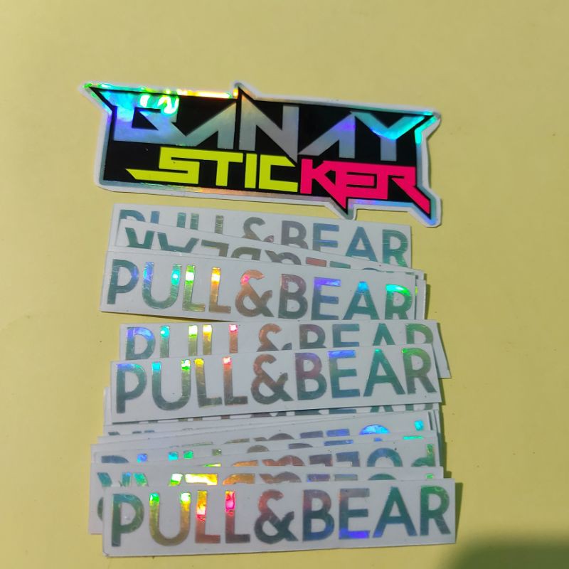 STICKER PULL AND BEAR CUTTING