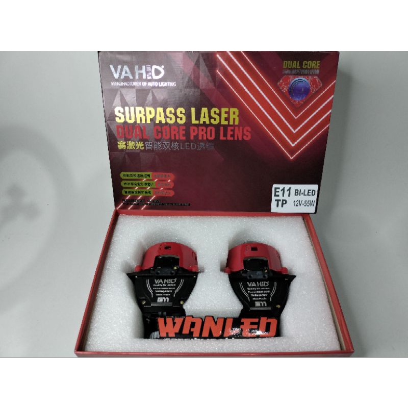 VAHID E11 Projector Bi led sniper VAHID E11 SURPASS LASER 3 inch Bluelens 53w kembaran E10