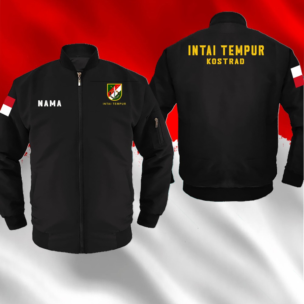 JAKET INTAI TEMPUR KOSTRAD BORDIR terbaru original (WATERPROOF/ANTI AIR)