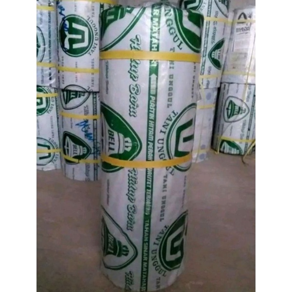 PLASTIK MULSA HITAM PERAK 18 KG PANJANG 500 METER PRODUK MERK BELL