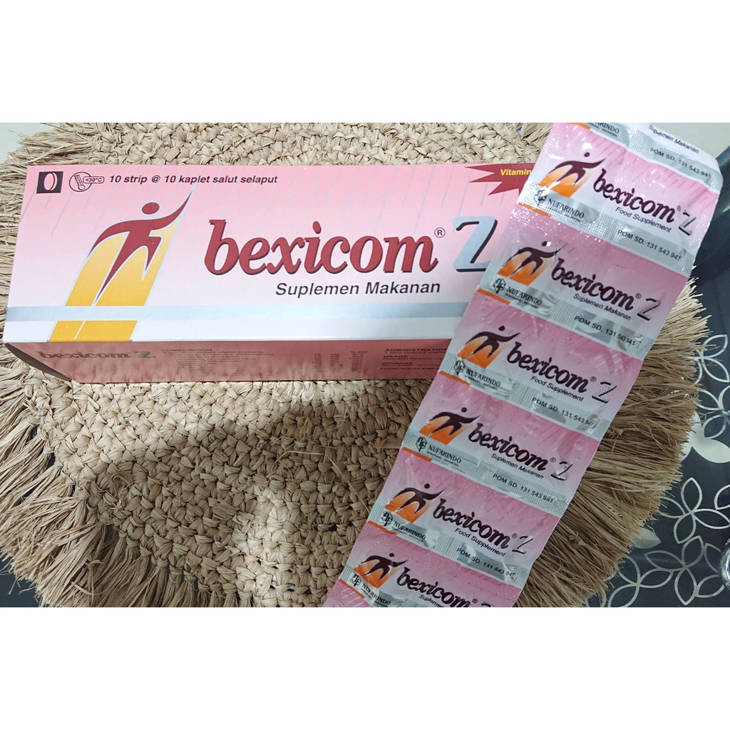 Multivitamin Murah Terlengkap Bexicom Z. Zinc Lebih Banyak.