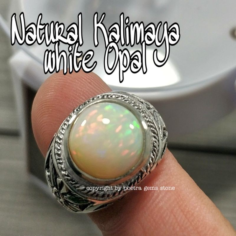 NATURAL CINCIN KALIMAYA WHITE OPAL