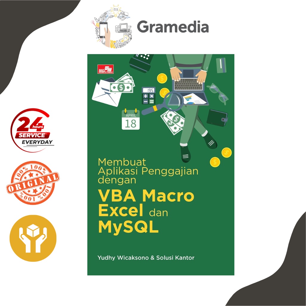 Jual Gramedia Mega - MEMBUAT APLIKASI PENGGAJIAN DENGAN VBA MACRO EXCEL ...