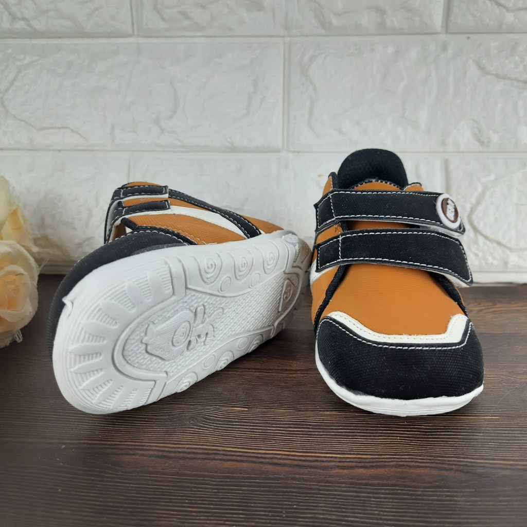 [TAMAN SEPATUKU] SEPATU TRENDY MURAH SNEAKER ANAK LAKI-LAKI OKEBOY UNTUK USIA 1 2 3 TAHUN SOL BUNYI GAX07