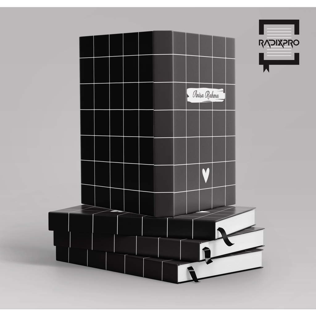 

Buku Catatan Note Book Hard Cover Grid
