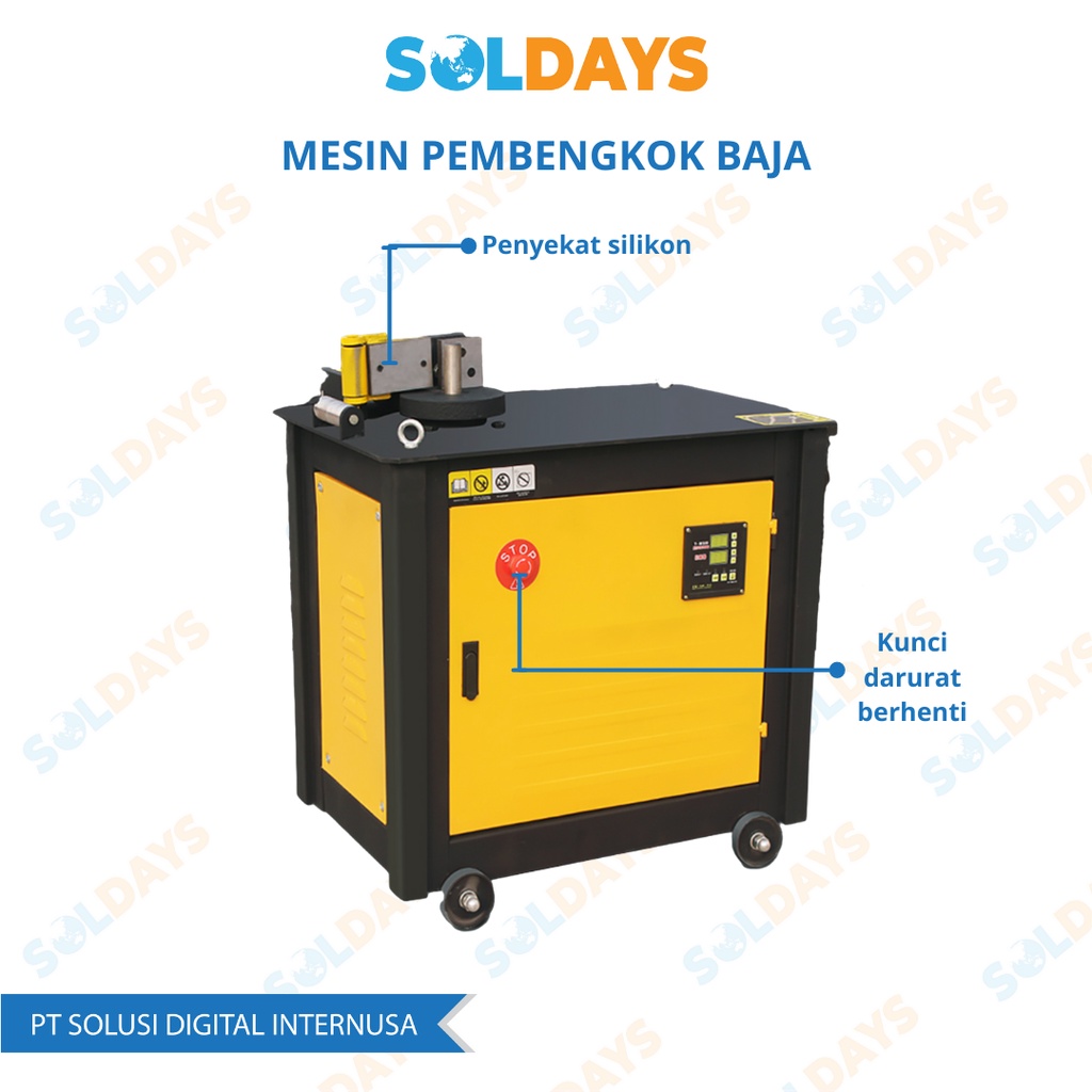 Rebar Bender Machine /Mesin Pembengkok Hoop Batang Baja/Bar bending