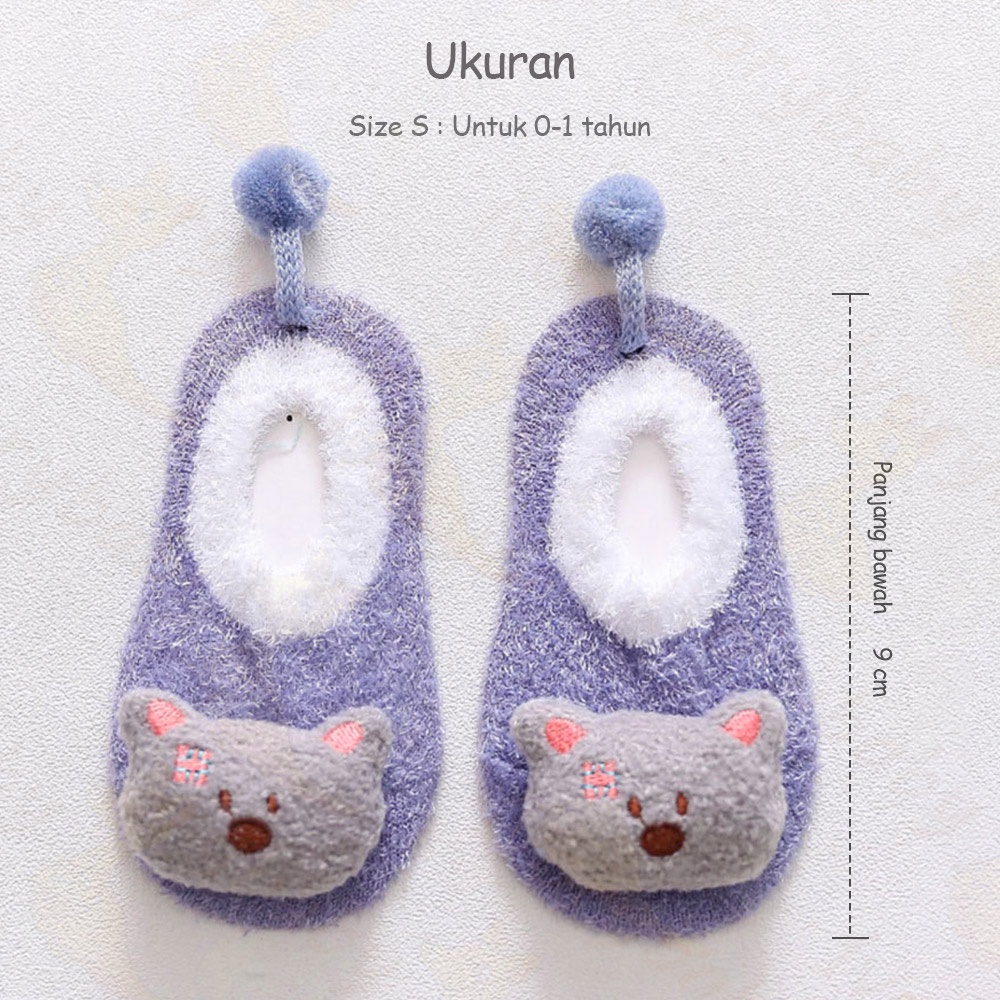 Ivorybaby Kaus kaki bayi lembut baby shoes kaos kaki anak bahan katun