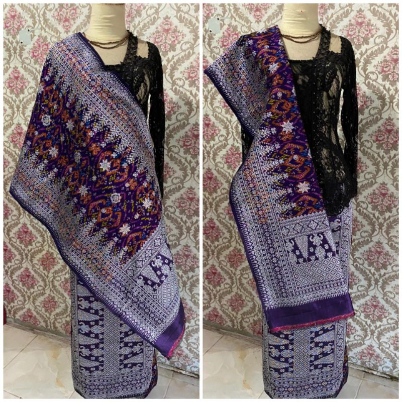Songket palembang asli tenun 3D limar Kandang