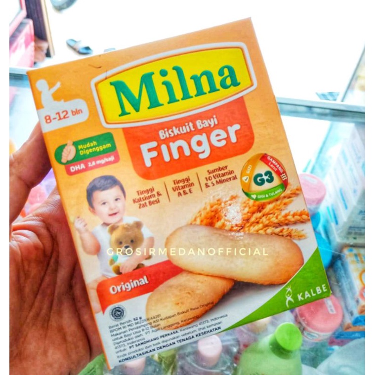 MILNA BISKUIT BAYI FINGER 52 G