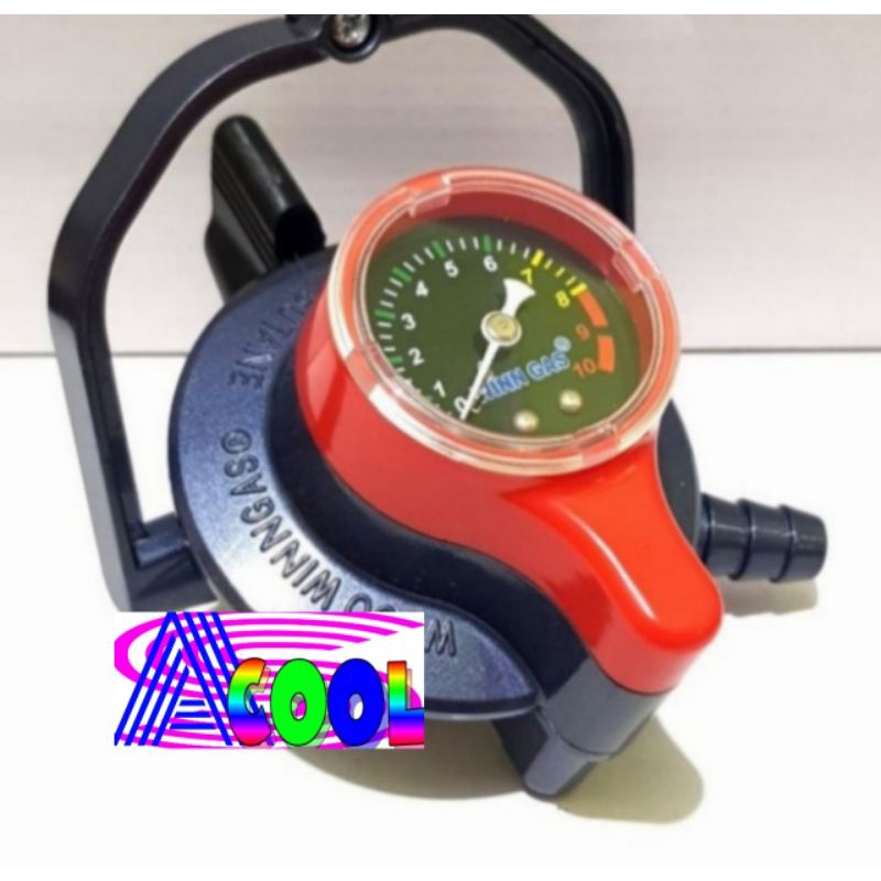 WINN GAS Regulator W 900 M Meter Triple Lock/Tiga Pengunci Pengaman