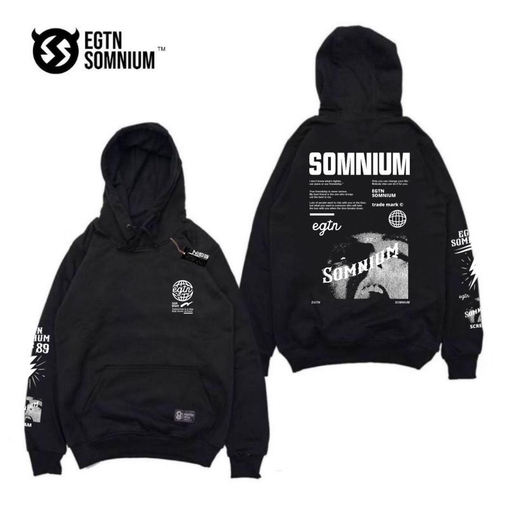 Hoodie Pria | Sweater Hoodie Hitam Motif The Skull EGTN Original | Jaket Hoodie Metal Pria