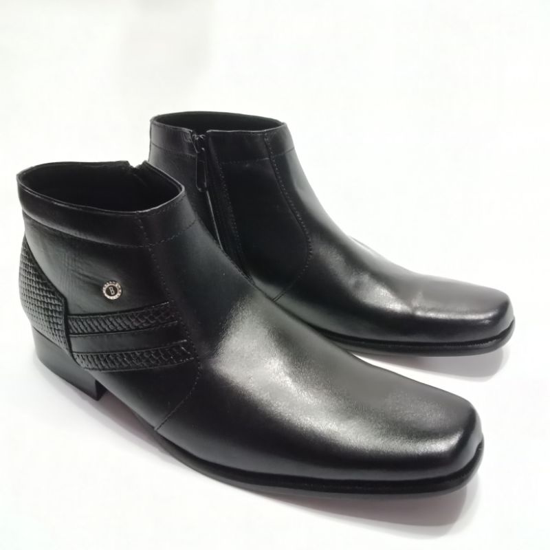 Sepatu Pantofel Boot Pria / Kulit Asli / Bally