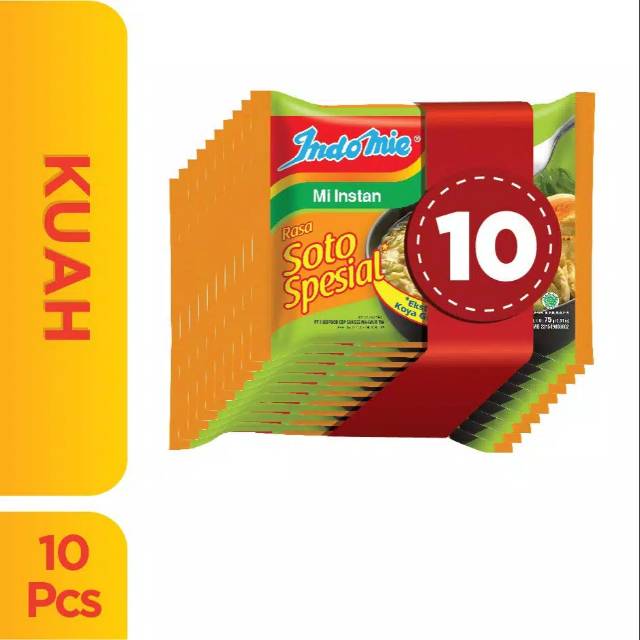 

10 Pcs ~ Indomie Kuah Soto Spesial