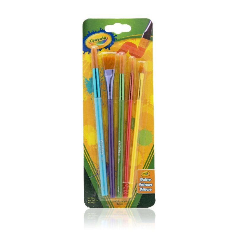 

Crayola Paint Brush Kuas Lukis Anak - 5pcs