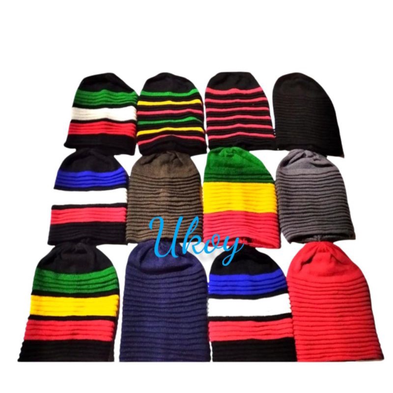 Kupluk Topi Rajut Motif Raffi Dewasa