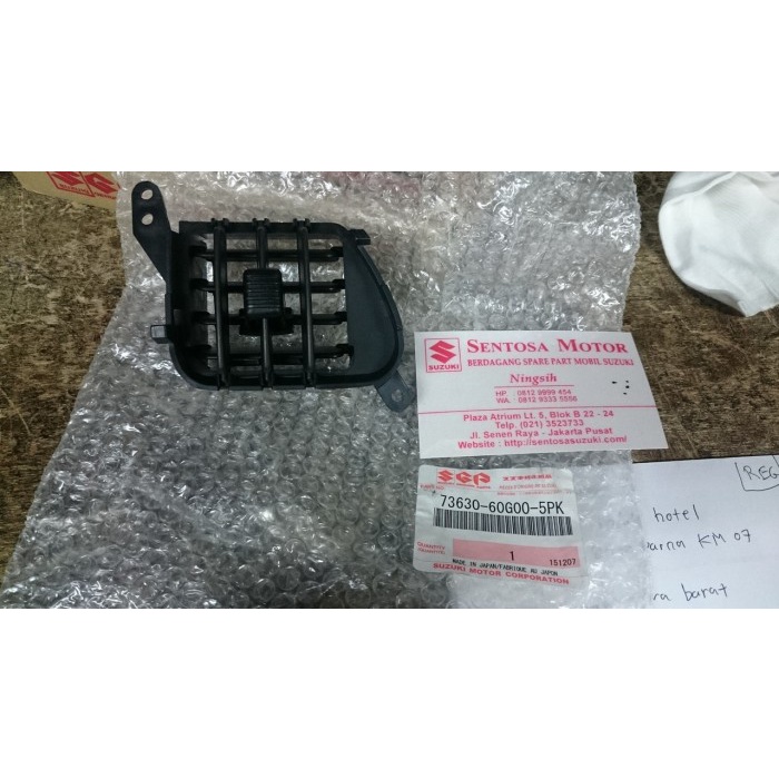 Kisi-Kisi Ac Mobil Suzuki Baleno Lama Bagian Kanan Asli Sgp (Kode 010))