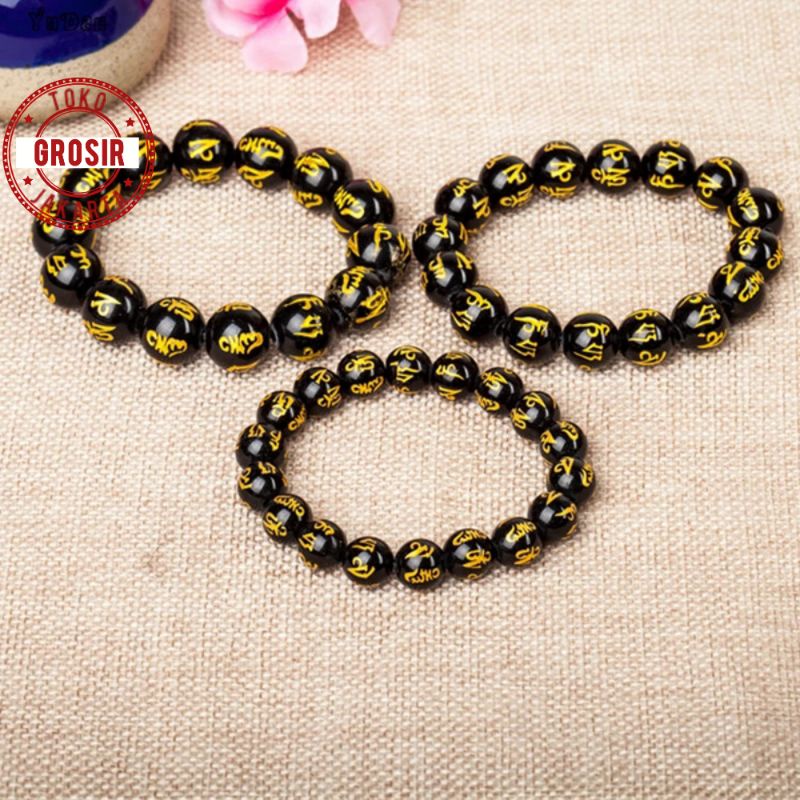 Gelang Batu Mantra Buddha 8Mm 10Mm