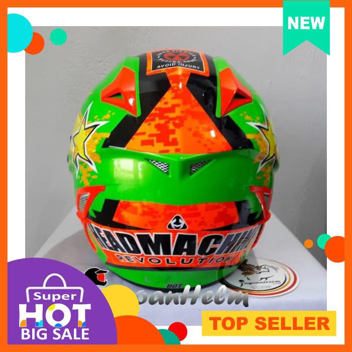 NHK HELM TERMINATOR T HEAD MACHINE GPPRO | GREEN | DD RING GP PRO