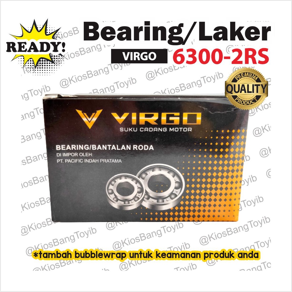 Bearing Laker 6300 ★VIRGO★ As Roda Depan Mio Jupiter Vega Shogun Smash