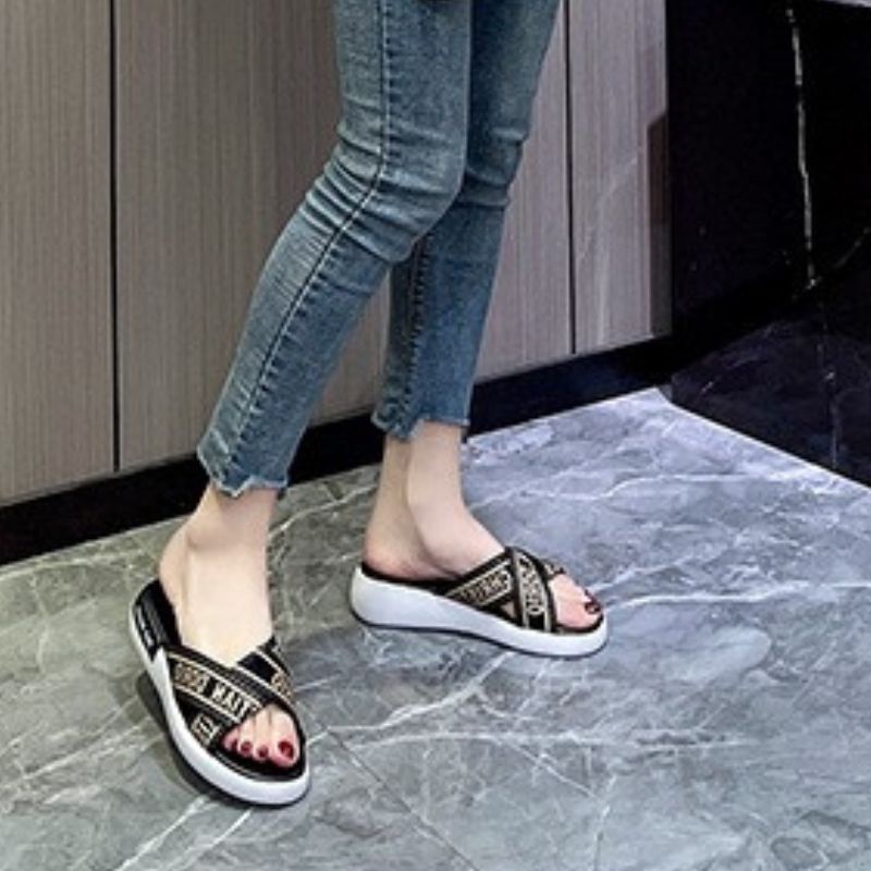 20456 Sandal Flat Wanita Import Sendal Korea Fashion