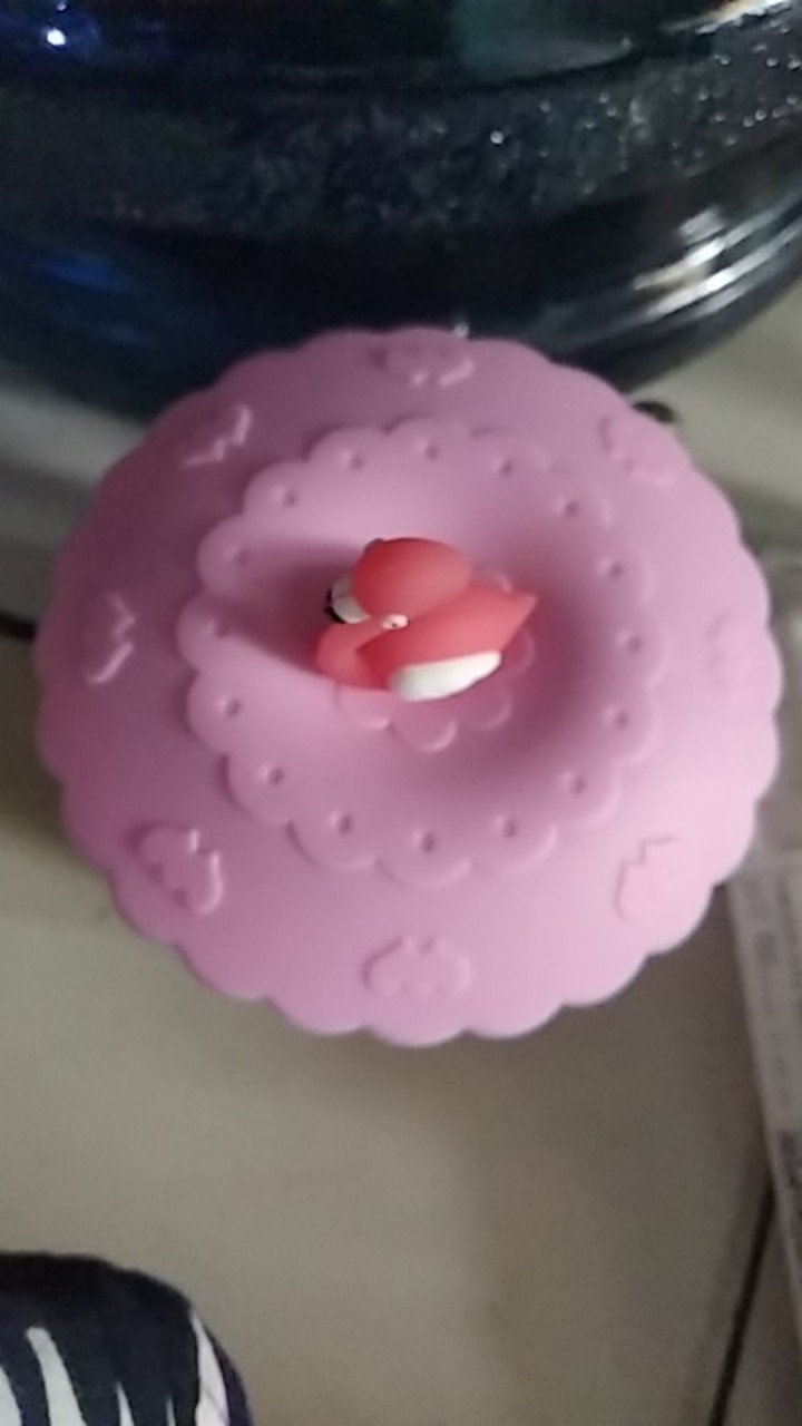 Tutup Gelas Karakter Mug Lid Cangkir Silikon Cantik Anti Virus Motif Karakter Kartun