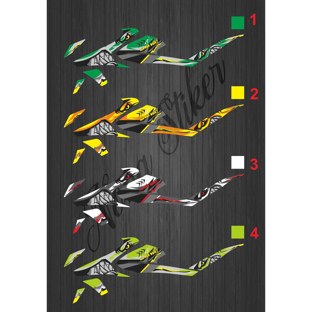 STIKER STRIPING DECAL VIXION R SHARK CO