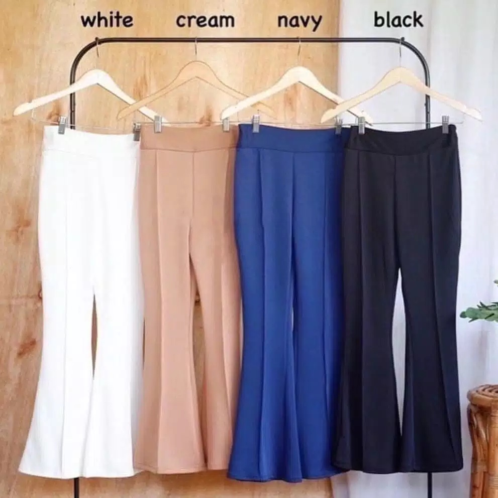 Cutbray zahra scuba/celana wanita panjang