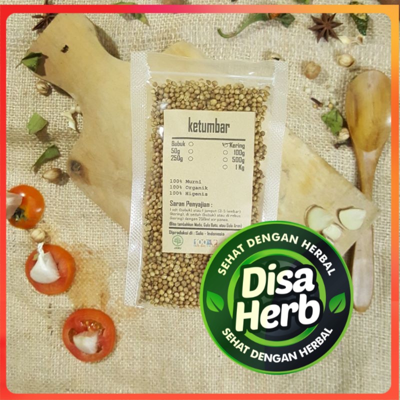 

KETUMBAR KERING 50 GRAM - Coriandrum Sativum - MURNI - JSR - REMPAH - PREMIUM QUALITY