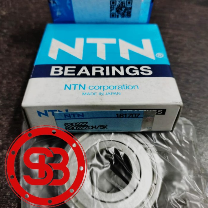 Bearing 6300 ZZ NTN / 6300ZZ C3 NTN JAPAN ORIGINAL