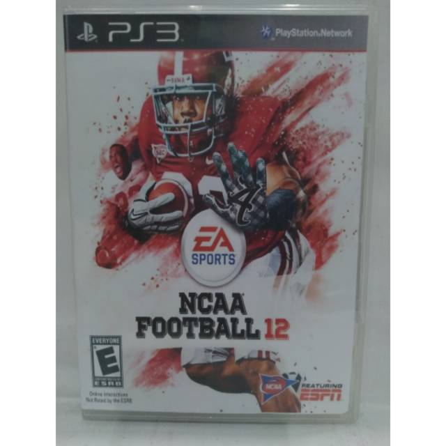 BD CD KASET ORIGINAL PS3 NCAA FOOTBALL 12 USA
