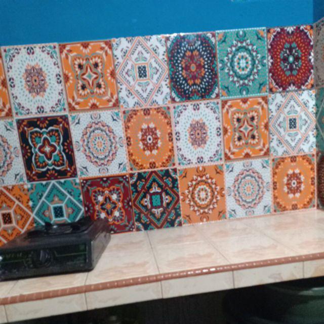 [sticker Dinding Dan Stiker Lantai] Bisa Untuk Perabot Seperti Kulkas Kompor Mesin Cuci - Ornamen 1
