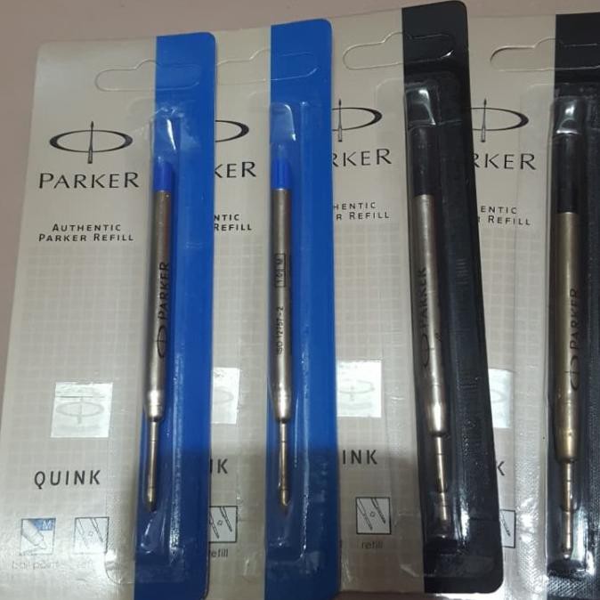 

Promo Awal tahun Refill Isi Ulang Pen Parker Ballpoint Uk. Medium Black / Blue Original Promo Awal