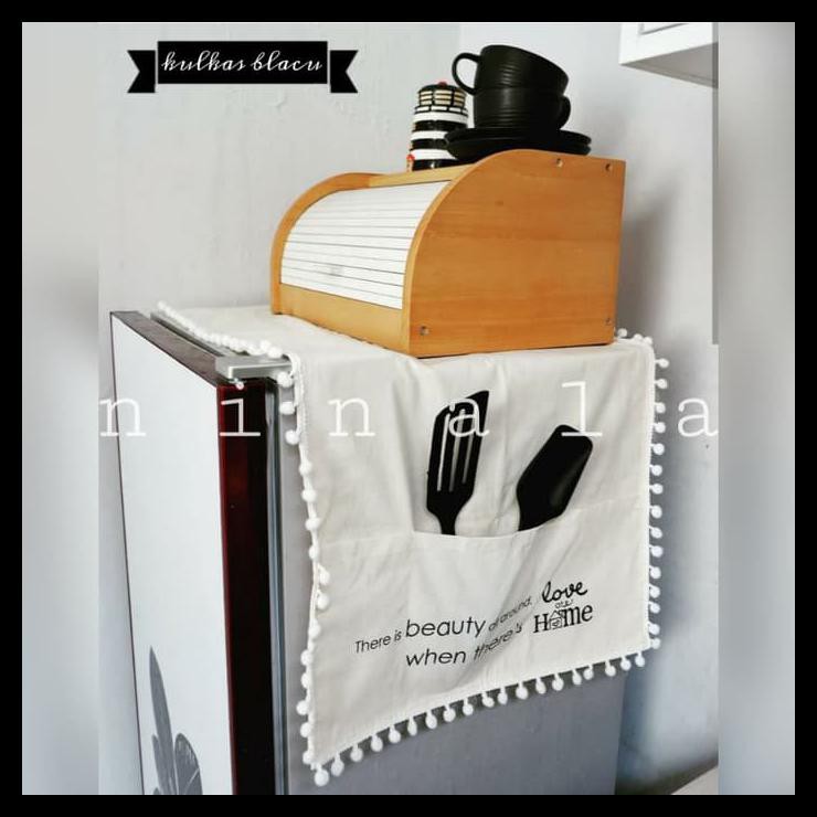 Cover Kulkas Tutup Kulkas Blacu Renda