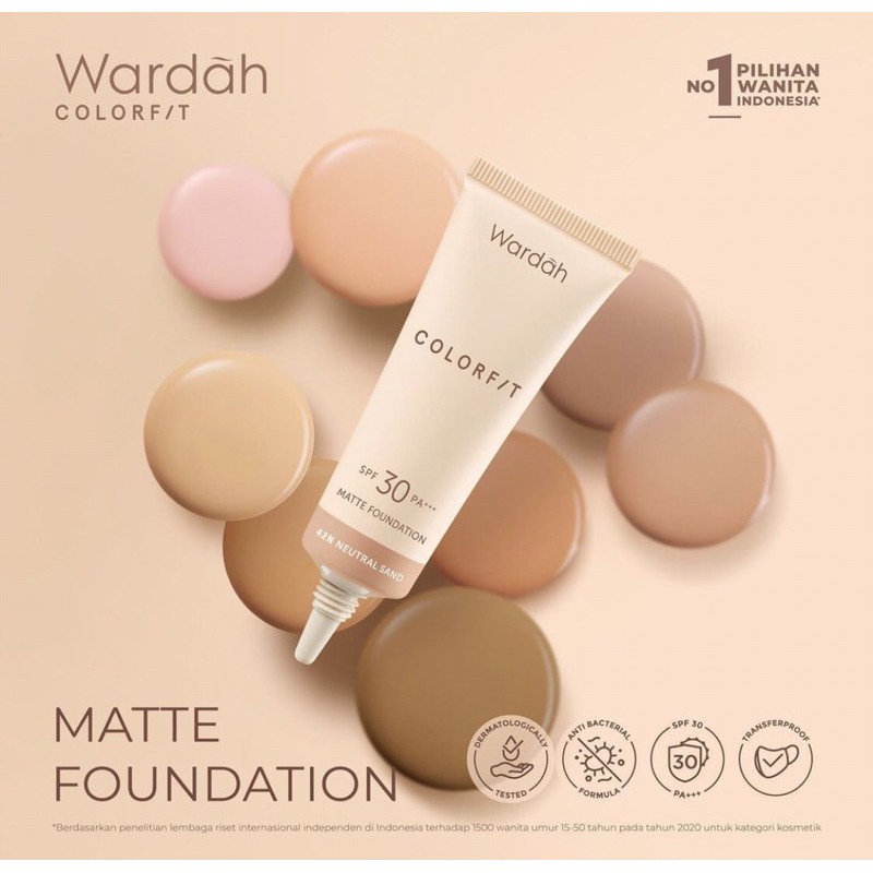WARDAH Colorfit Matte Foundation
