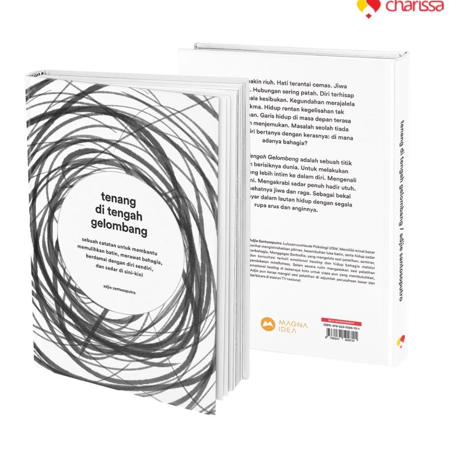 Hadir Termurah Charissa Publisher - [Paket Eksklusif] Buku Tenang di Tengah Gelombang - Adjie Santosoputro-5