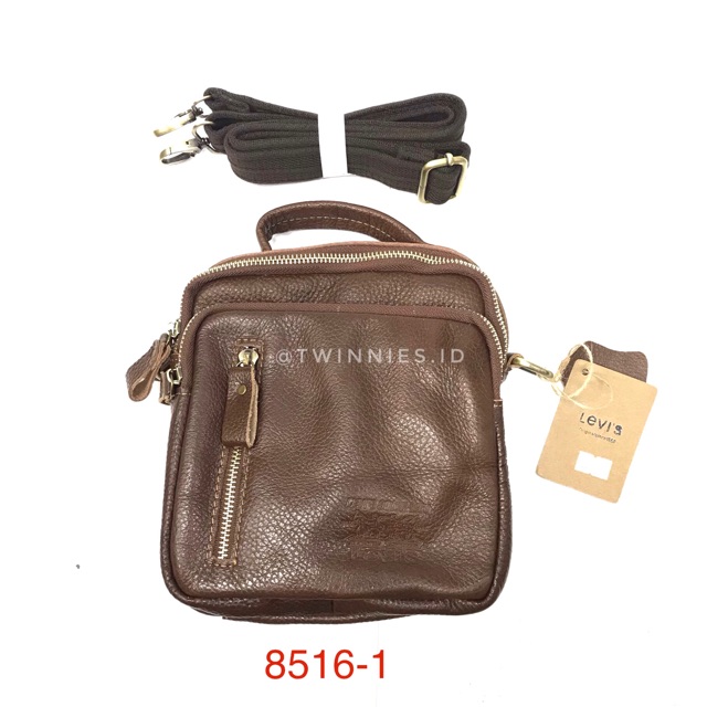 Tas RB KECIL selempang pria kulit import LEVIS 8516-1