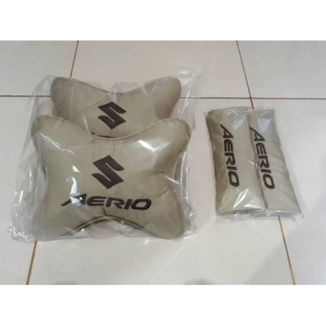 Bantal mobil aksesoris interior mobil Suzuki Aerio cr