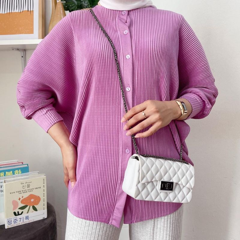 Blouse kemeja plisket FS Bangkok