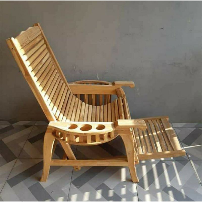 Kursi Malas kayu jati murah mentahan