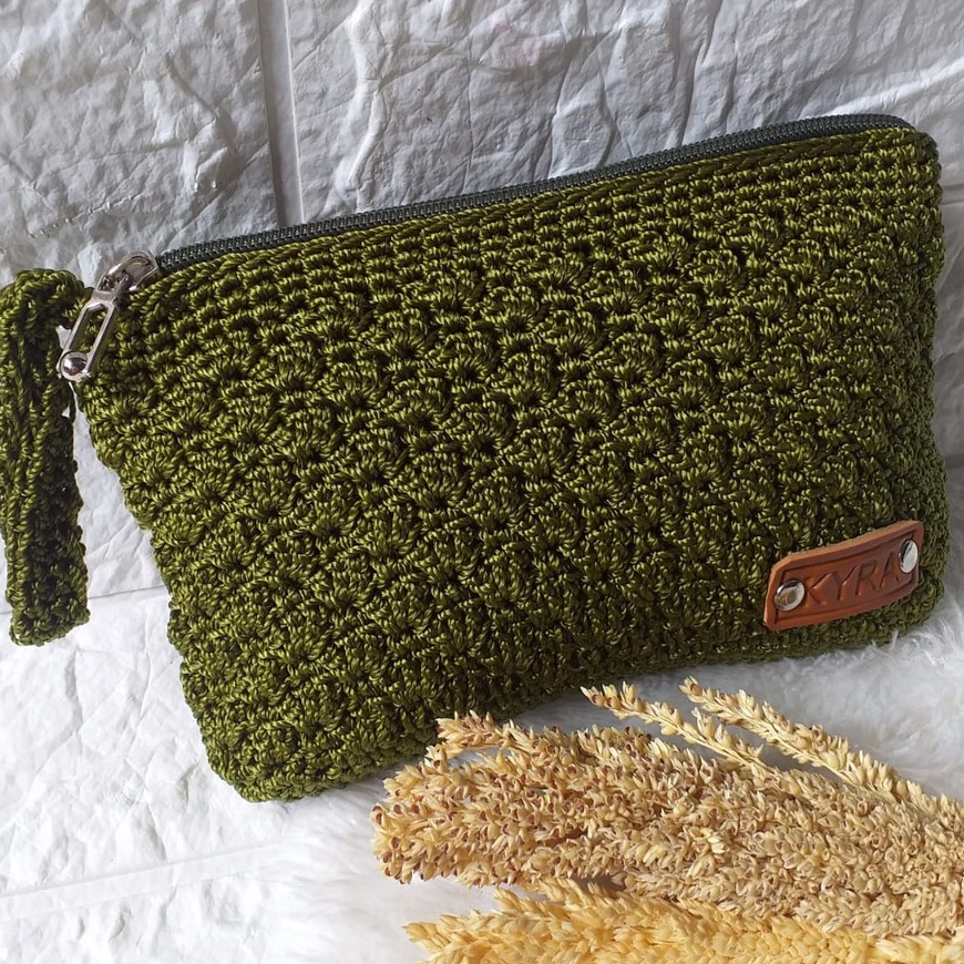 DOMPET rajut WANITA. Dompet rajut premium. Clutch rajut. Clutch wanita. Dompet hp. Pouch rajut