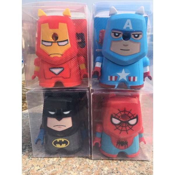 

Rautan Pensil Putar Rautan Meja Karakter Superhero/Superhero Pencil Sharpener