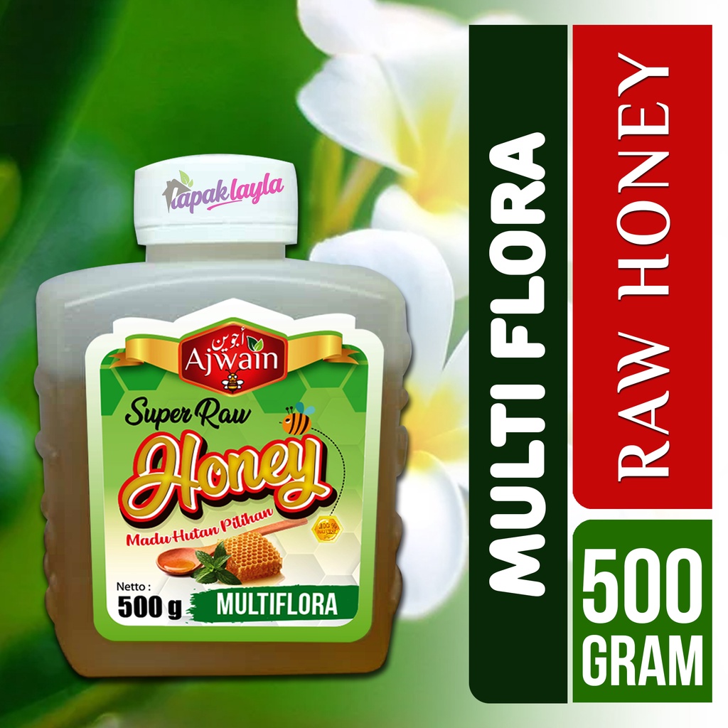 MADU HUTAN MULTI FLORA MURNI RAW HONEY 500 GRAM