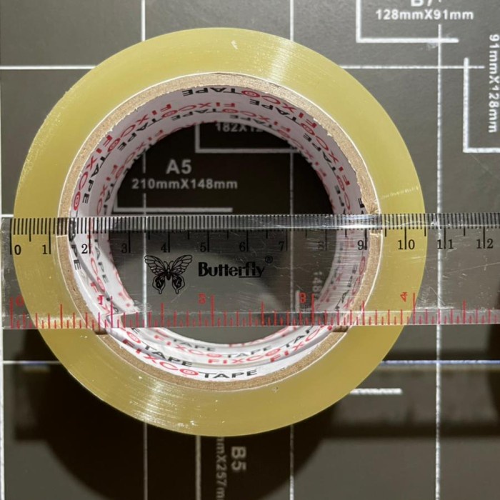 

perekat-pengikat- lakban 2inch bening (48mm x 90y) , harga promo murahhhh..(satuan) - bening