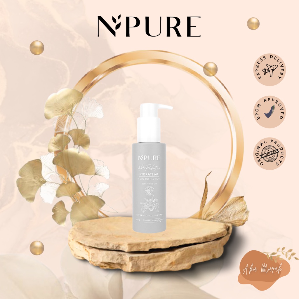 ✨ AKU MURAH ✨NPURE NONI PROBIOTICS “HYDRATE ME” BODY SOFT LOTION